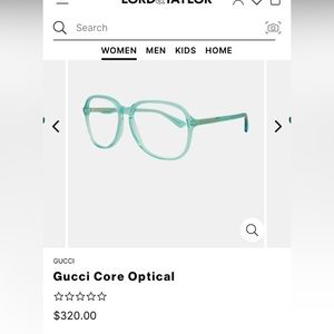 Gucci optic eye glasses left eye -2.50 right eye -2.00